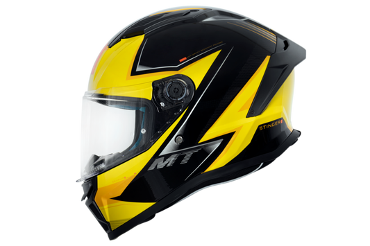 Capacete Mt Helmets Stinger 2 Sr B13 Amarelo Brilho