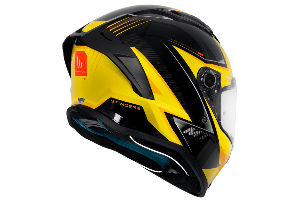 Capacete Mt Helmets Stinger 2 Sr B13 Amarelo Brilho