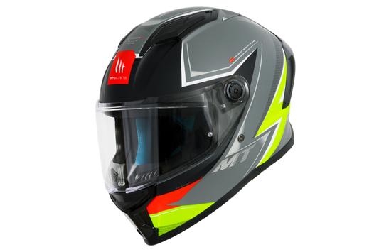 Capacete Mt Helmets Stinger 2 Sr C13 Amarelo Flourescente Matte