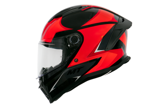 Capacete Mt Helmets Stinger 2 Zap B5 Vermelho Brilho