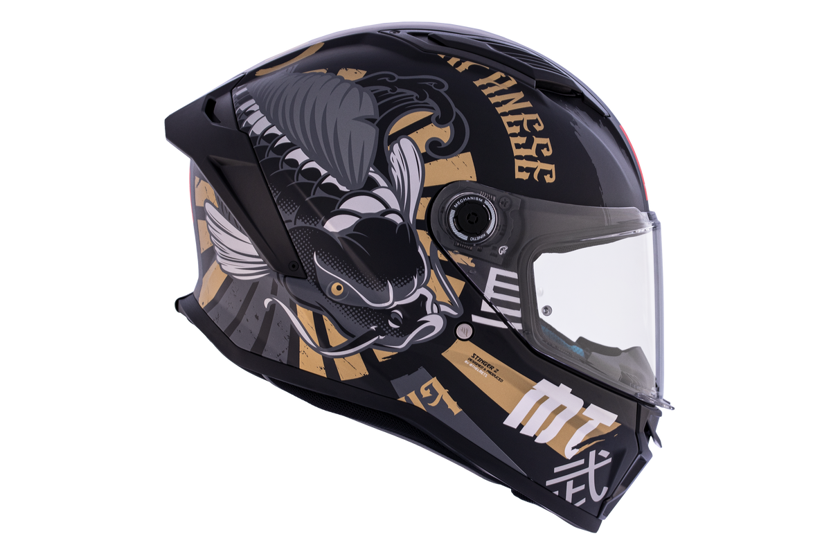 Capacete Mt Helmets Stinger 2 Krt B9 Preto Matte