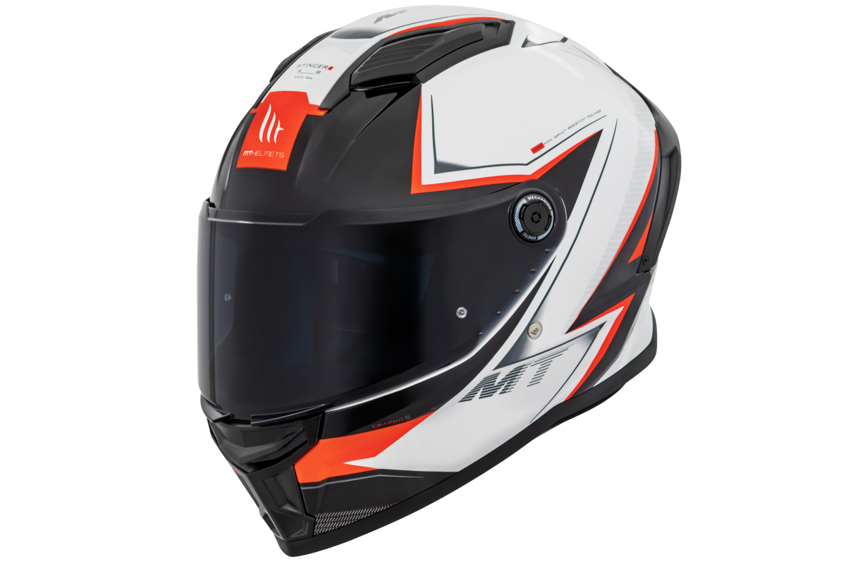 Capacete Mt Helmets Stinger 2 Sr A5 Vermelho Brilho