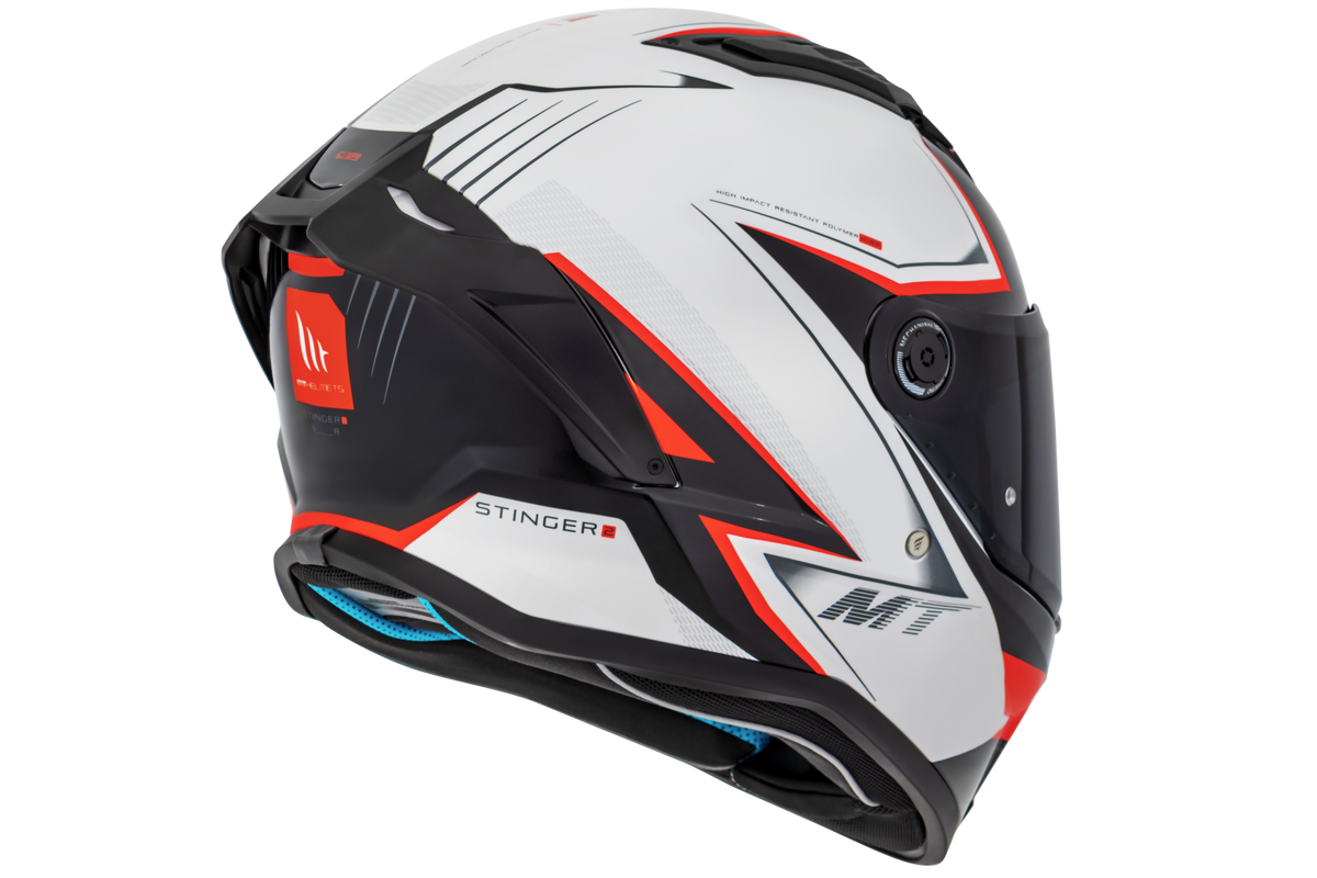 Capacete Mt Helmets Stinger 2 Sr A5 Vermelho Brilho