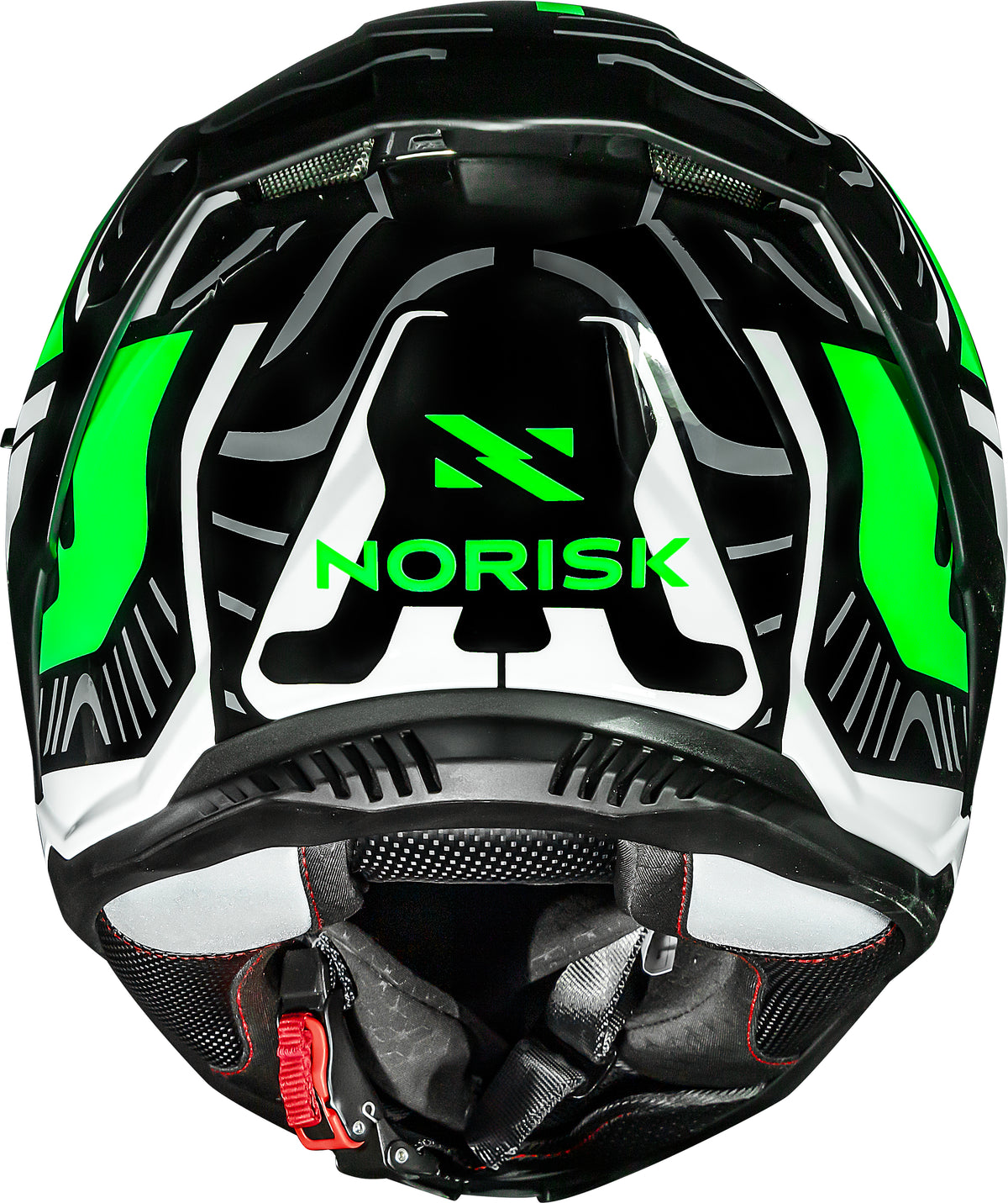 Capacete Norisk Strada II Fusion Preto Verde