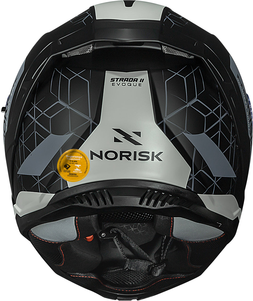Capacete Norisk Strada II Evoque Cinza