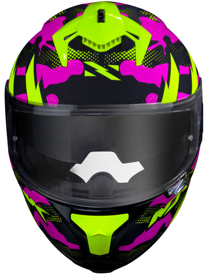 Capacete Norisk Strada Commando Matte Verde Rosa