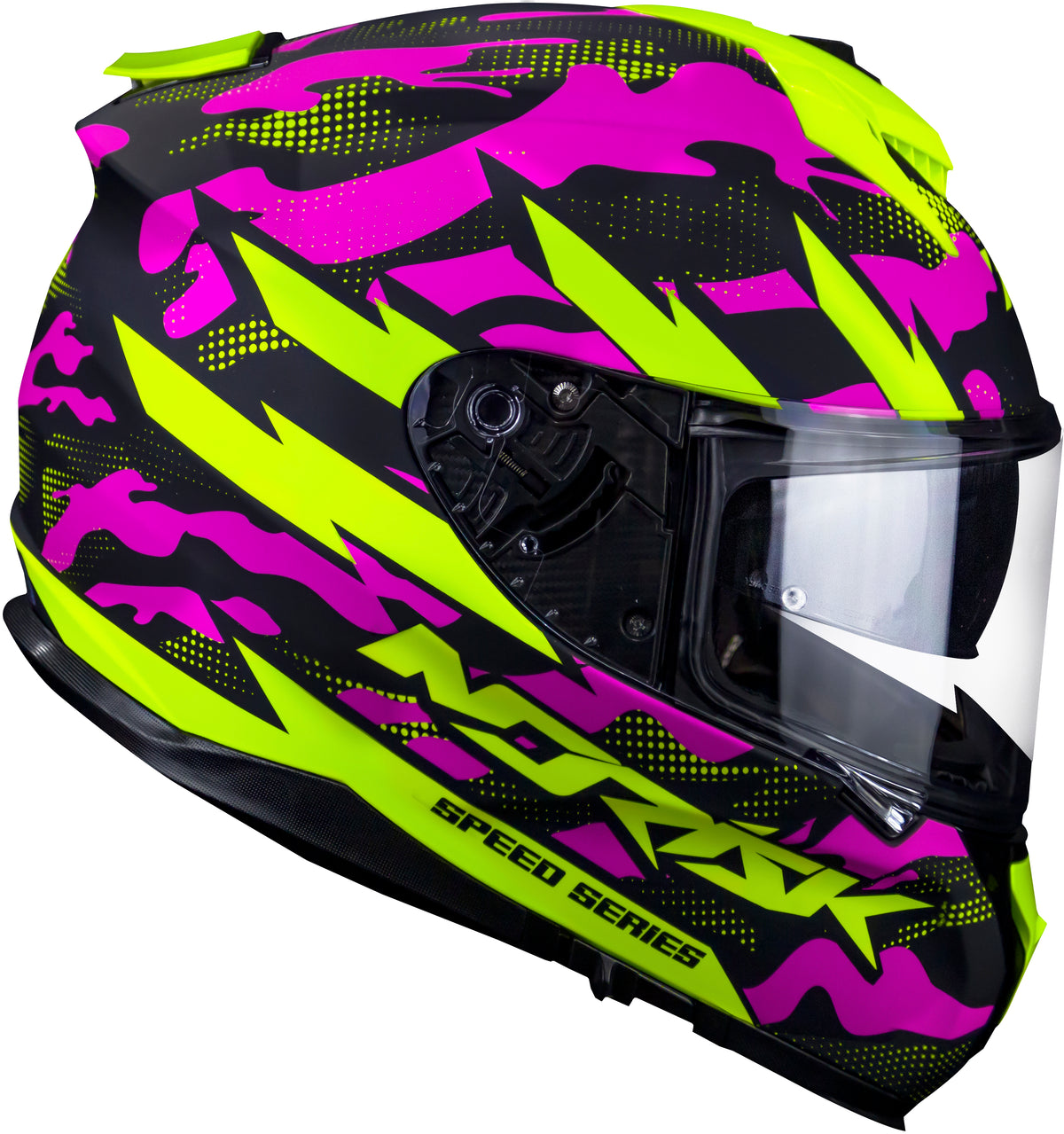 Capacete Norisk Strada Commando Matte Verde Rosa
