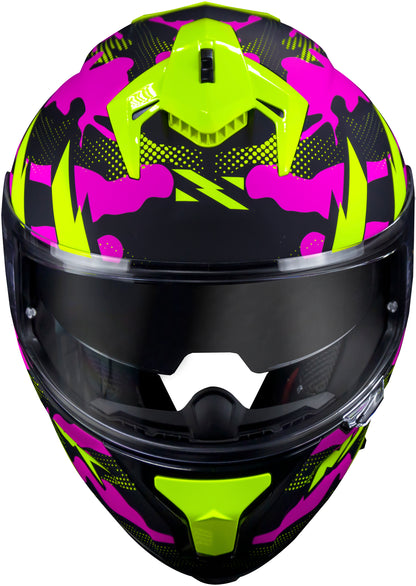 Capacete Norisk Strada Commando Matte Verde Rosa
