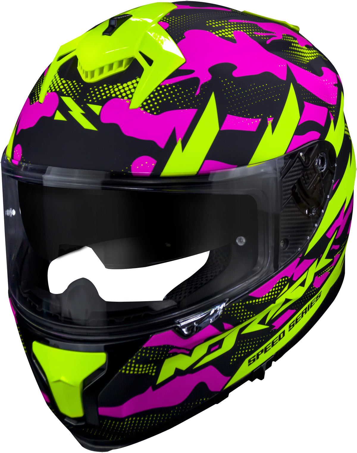Capacete Norisk Strada Commando Matte Verde Rosa