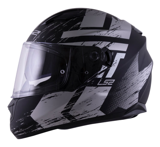 Capacete Ls2 Ff320 Stream Hunter Preto Titânio
