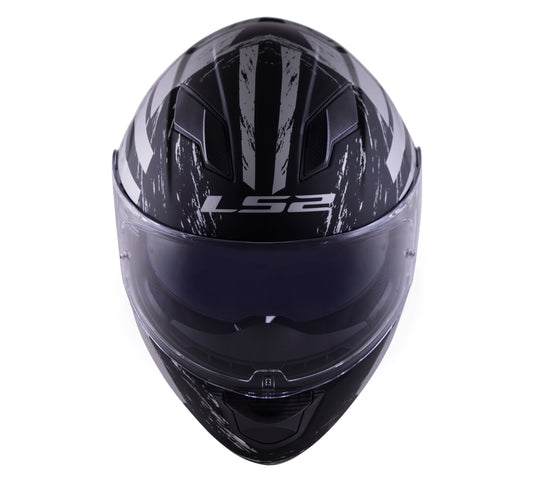 Capacete Ls2 Ff320 Stream Hunter Preto Titânio