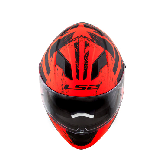Capacete Ls2 Ff320 Stream Evo Hunter Laranja