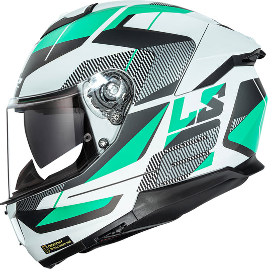 Capacete Ls2 Stream II ff808 Road Matt Ciano Light Cinza