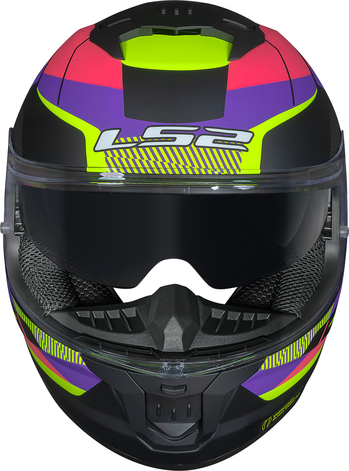 Capacete Ls2 Stream II ff808 Preto Rosa