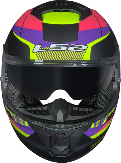 Capacete Ls2 Stream II ff808 Preto Rosa