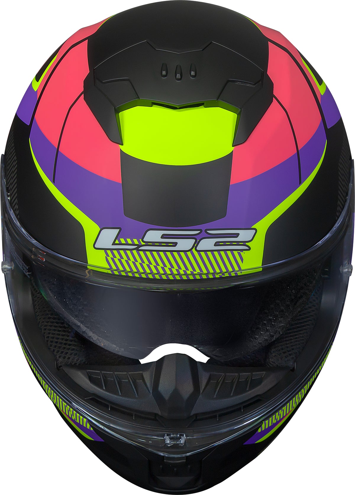Capacete Ls2 Stream II ff808 Preto Rosa