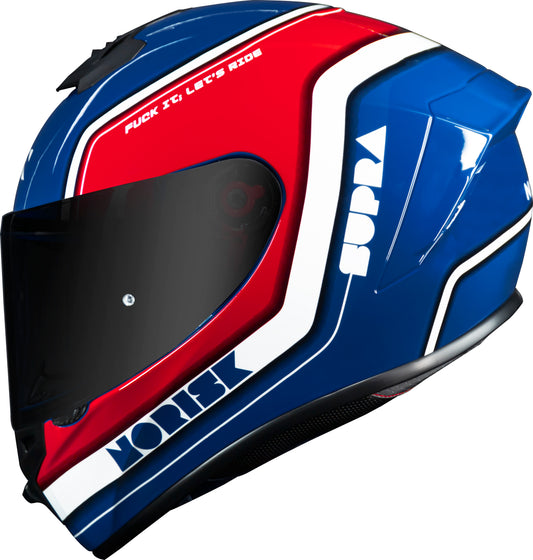 Capacete Norisk Soul Supra Ace Azul Vermelho