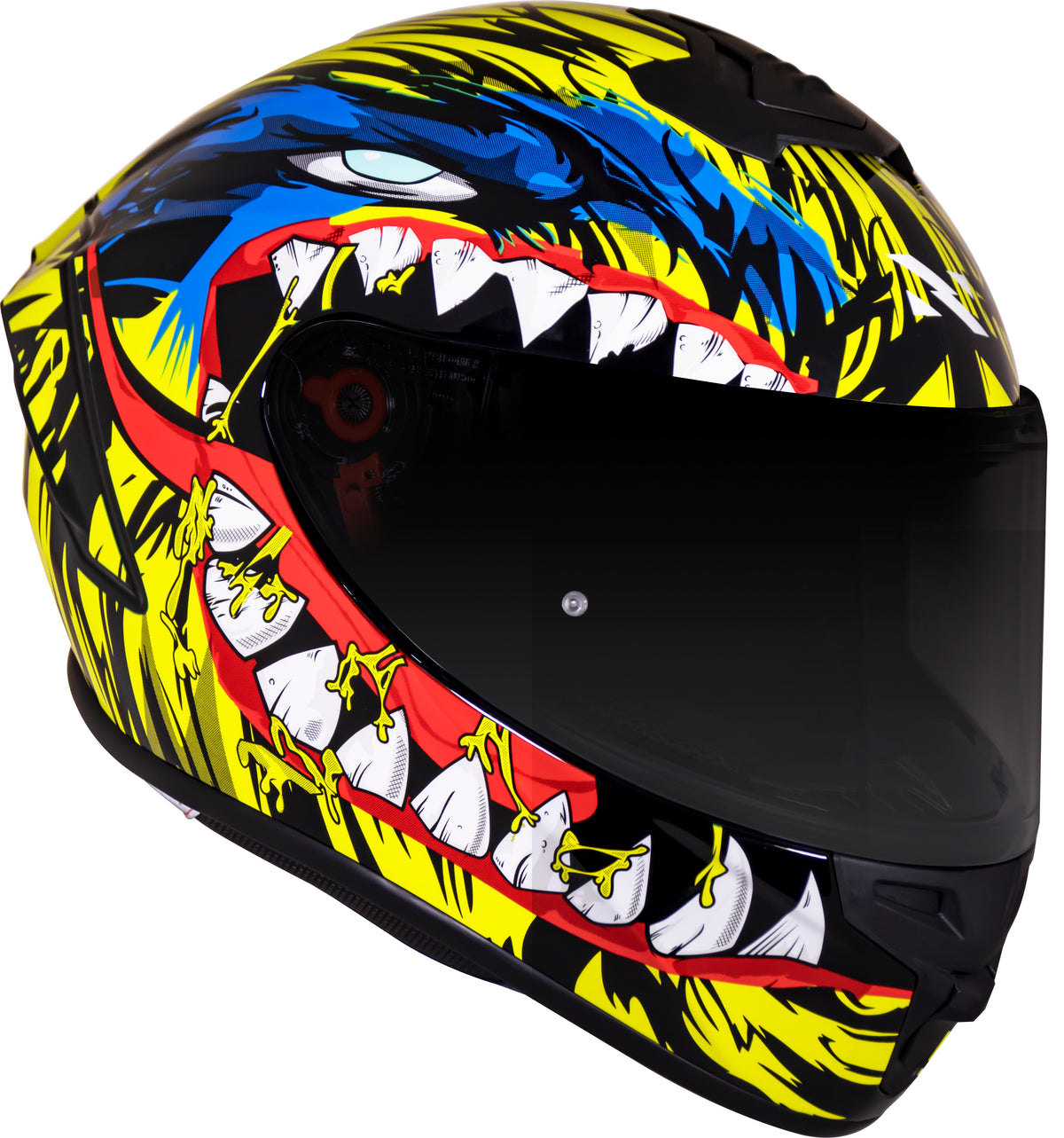 Capacete Norisk Supra Denver Hungry Amarelo Azul