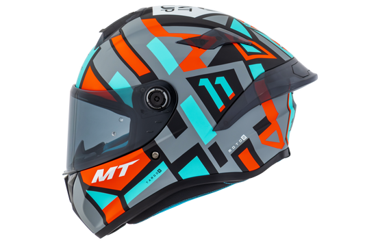 Capacete Mt Helmets Targo S Replica Sergio Garcia 2023 C7 Matte