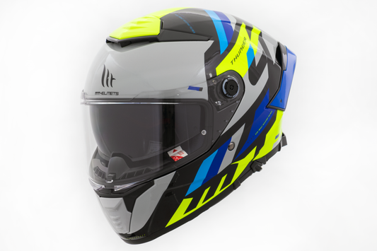 Capacete Mt Helmets Thunder 4 SV Ergo E17 Azul Brilho