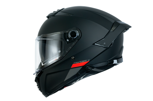 Capacete Mt Helmets Thunder 4 SV Solid A1 Preto Matte