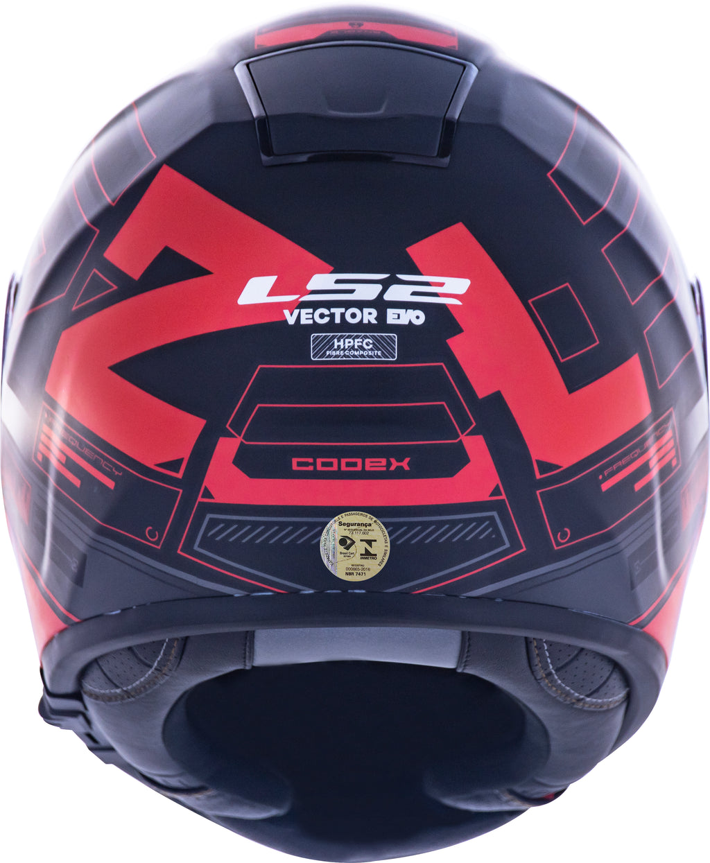 Capacete Ls2 Vector ff397 Frequency Matt Preto Vermelho