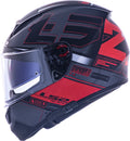 Capacete Ls2 Vector ff397 Frequency Matt Preto Vermelho