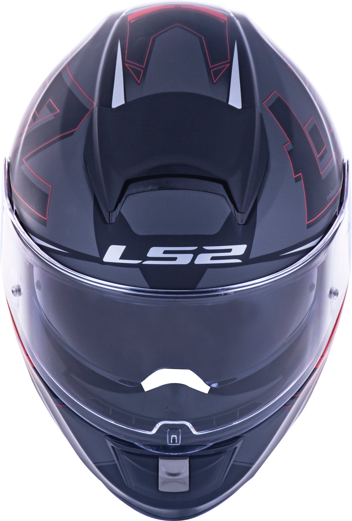 Capacete Ls2 Vector ff397 Frequency Matt Preto Vermelho