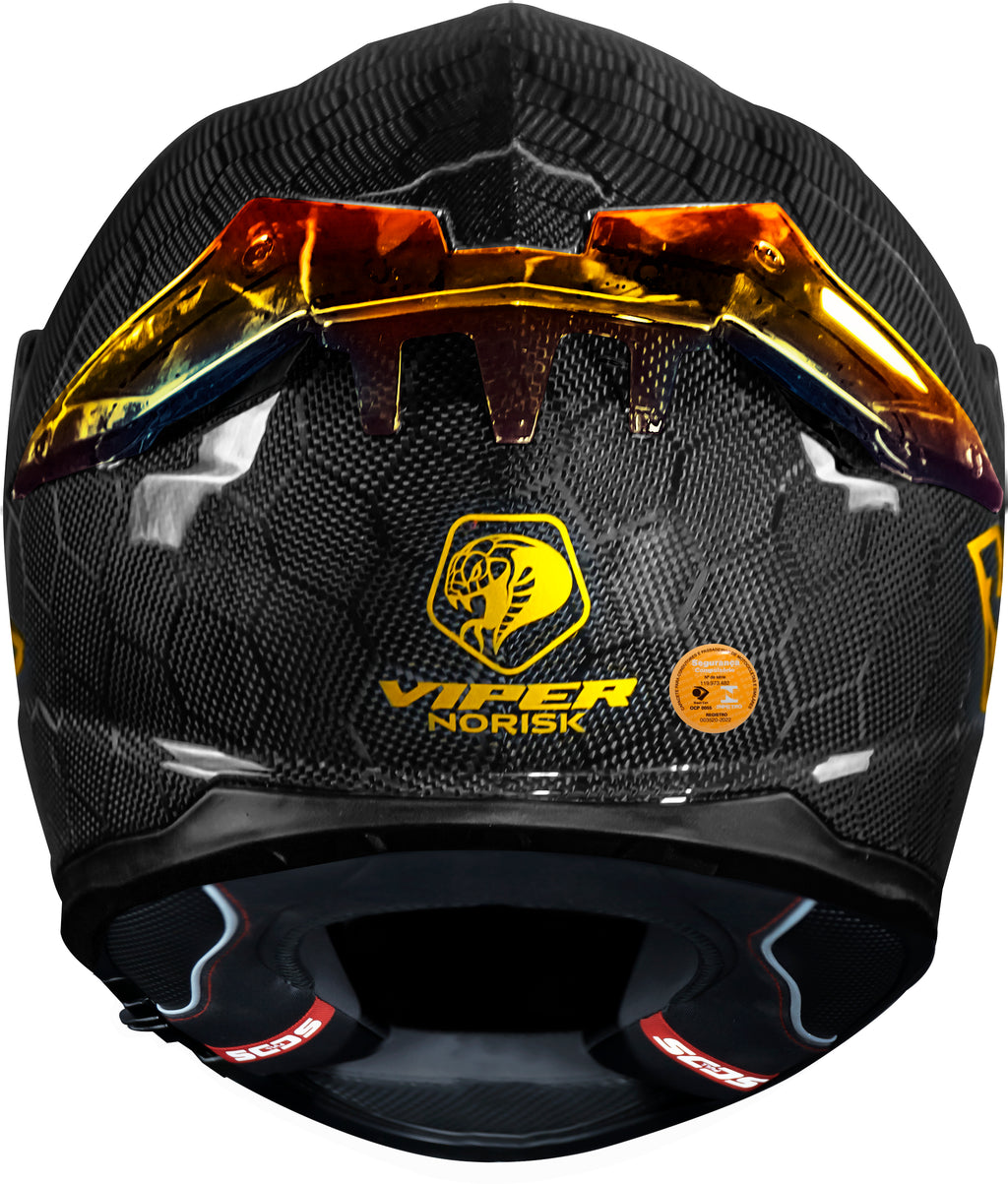 Capacete Norisk Viper Dourado