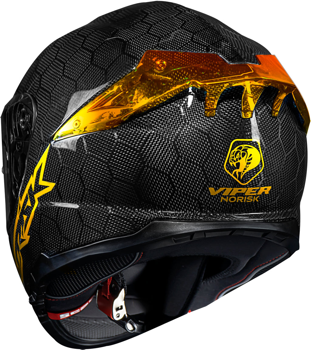 Capacete Norisk Viper Dourado