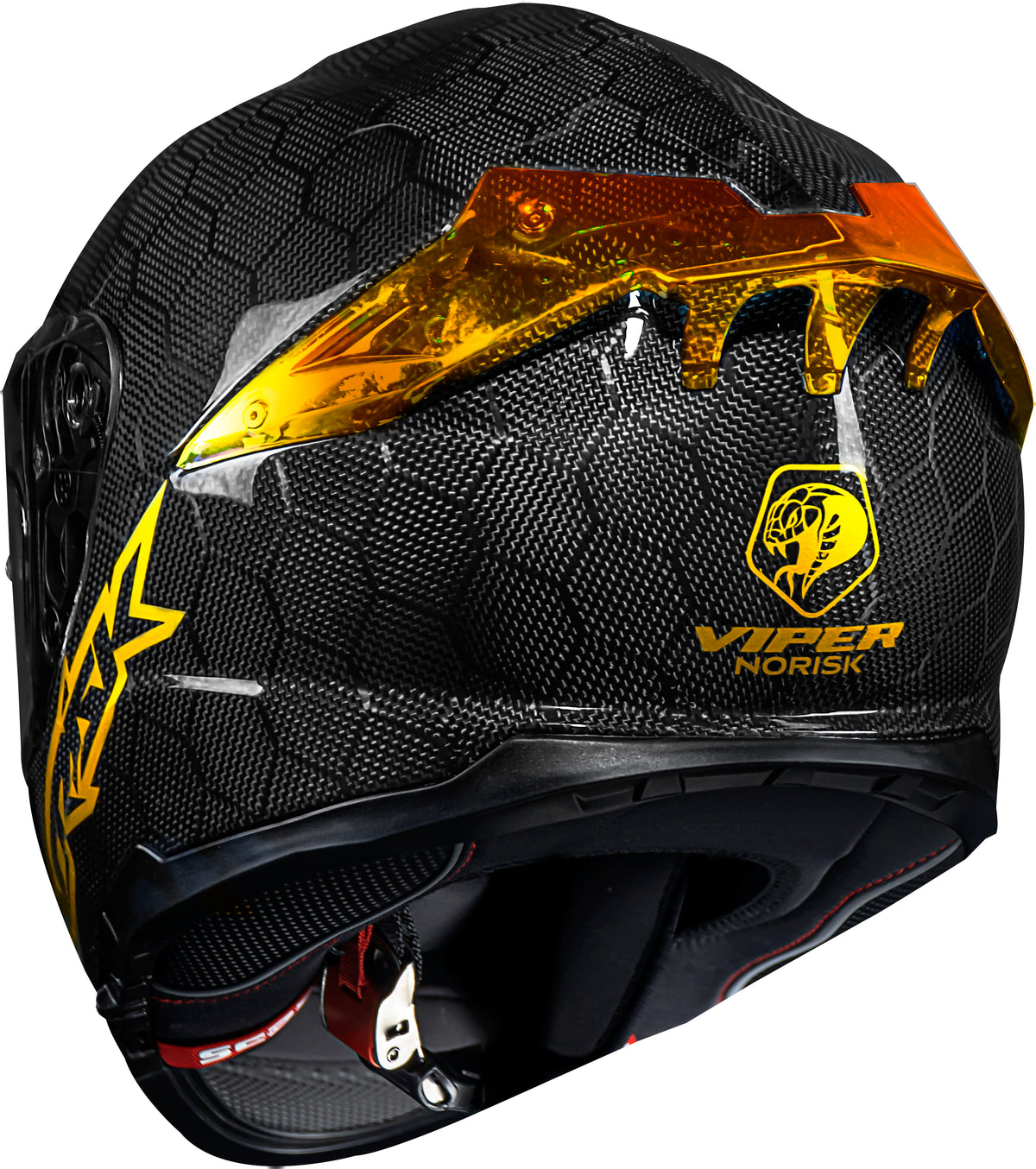 Capacete Norisk Viper Dourado