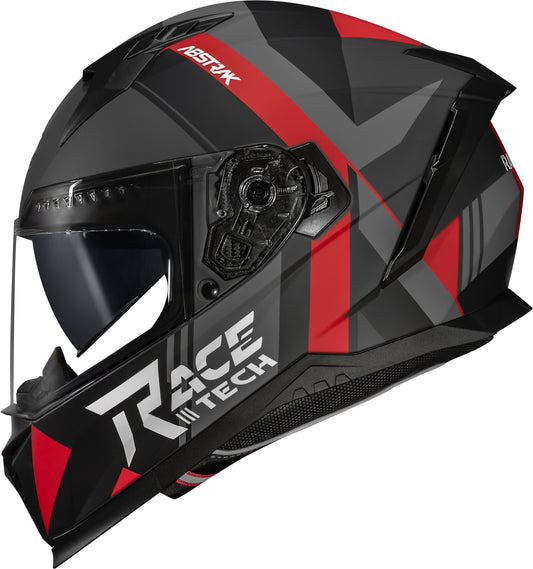 Capacete Race Tech Volt Abstrak Preto veremelho