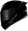 Capacete Norisk Razor Solid Edition Preto Brilho