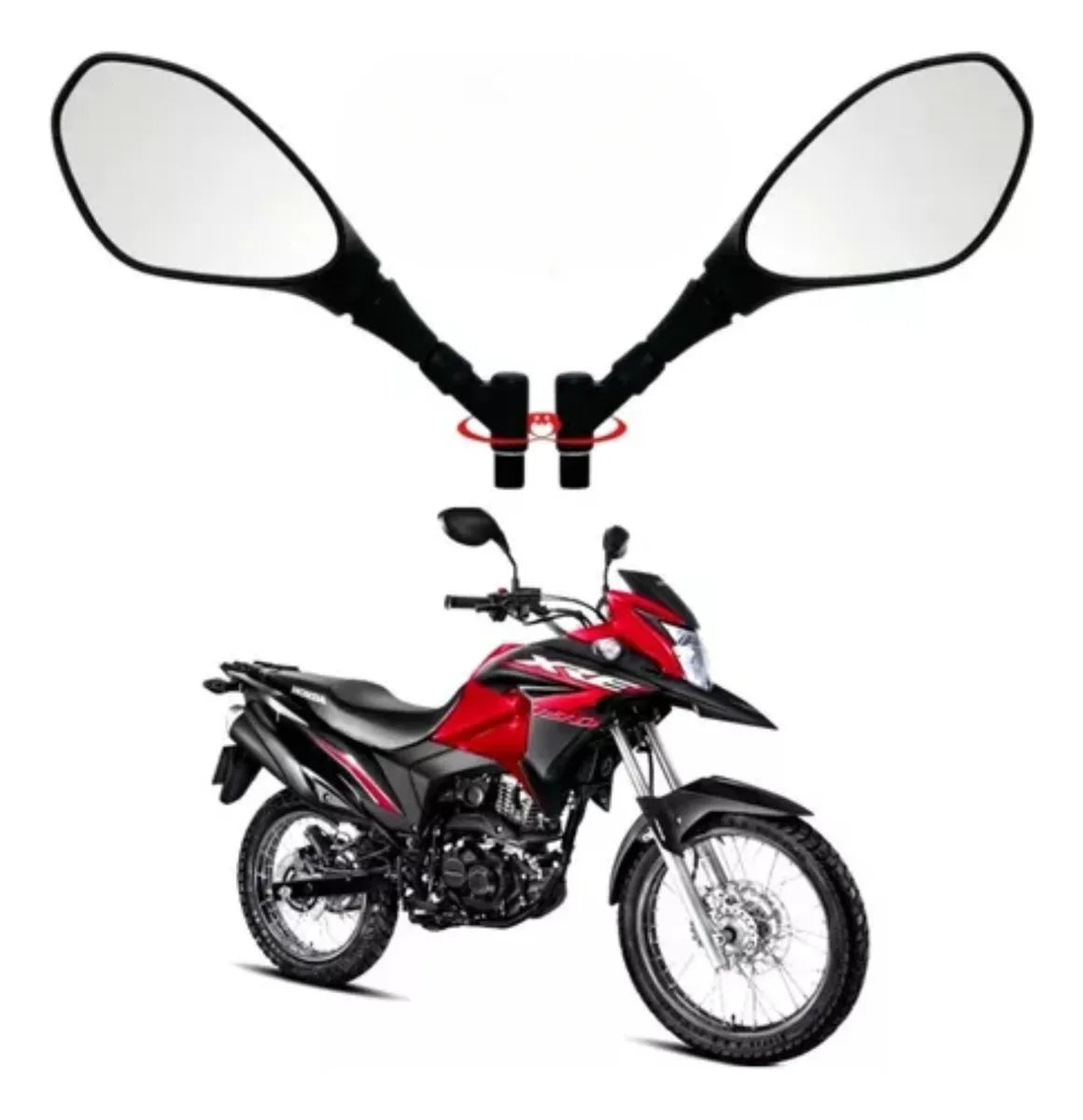 RETROVISOR GVS C/GIRO 360 XRE 190 2016-2024