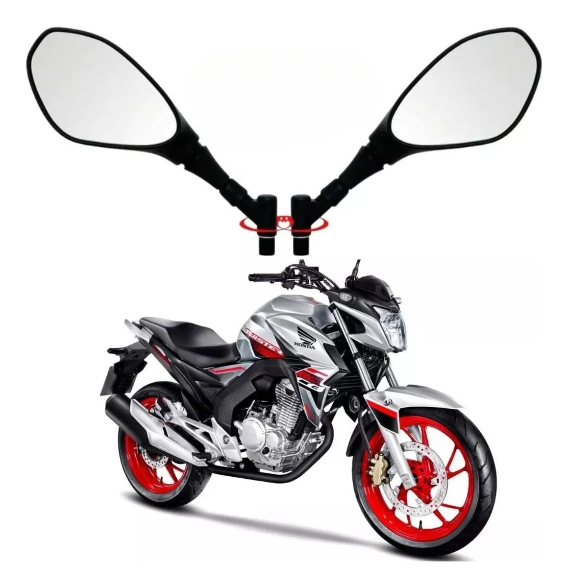 RETROVISOR GVS C/GIRO 360 CB 250 TWISTER 2016-2023